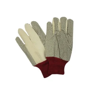dotted safety gloves 8 oz, 12 pcs