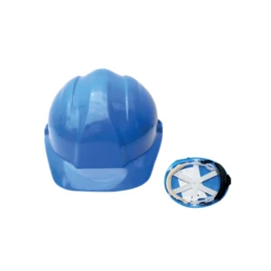 safety helmet with ratchet suspension