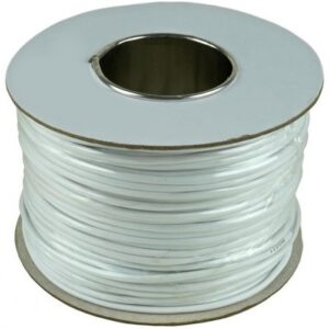 2c 0.75mmx1m flexible cable (white)